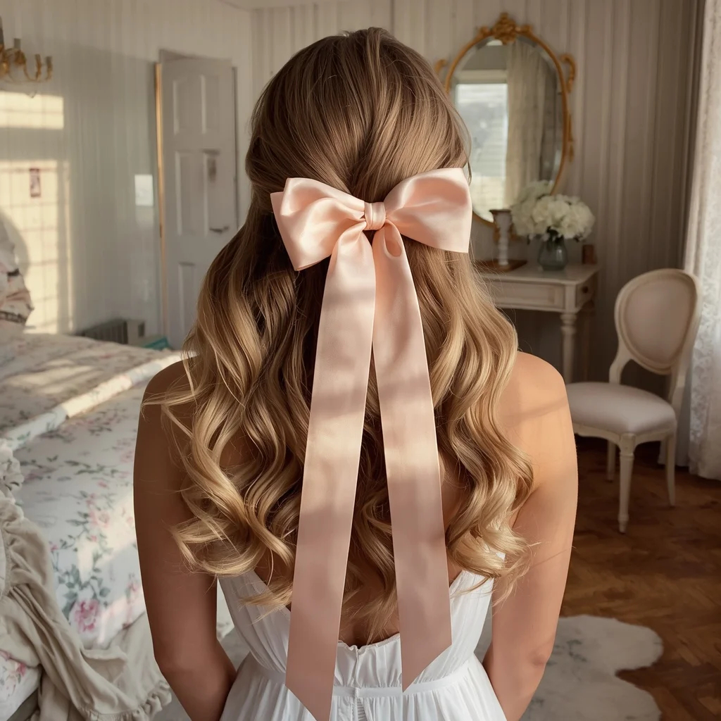 Romantic Ribbon Curls