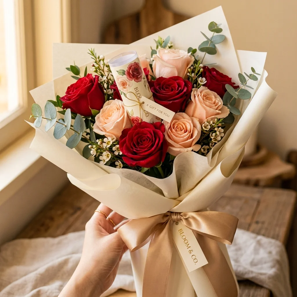 Rose Bouquet Wrap