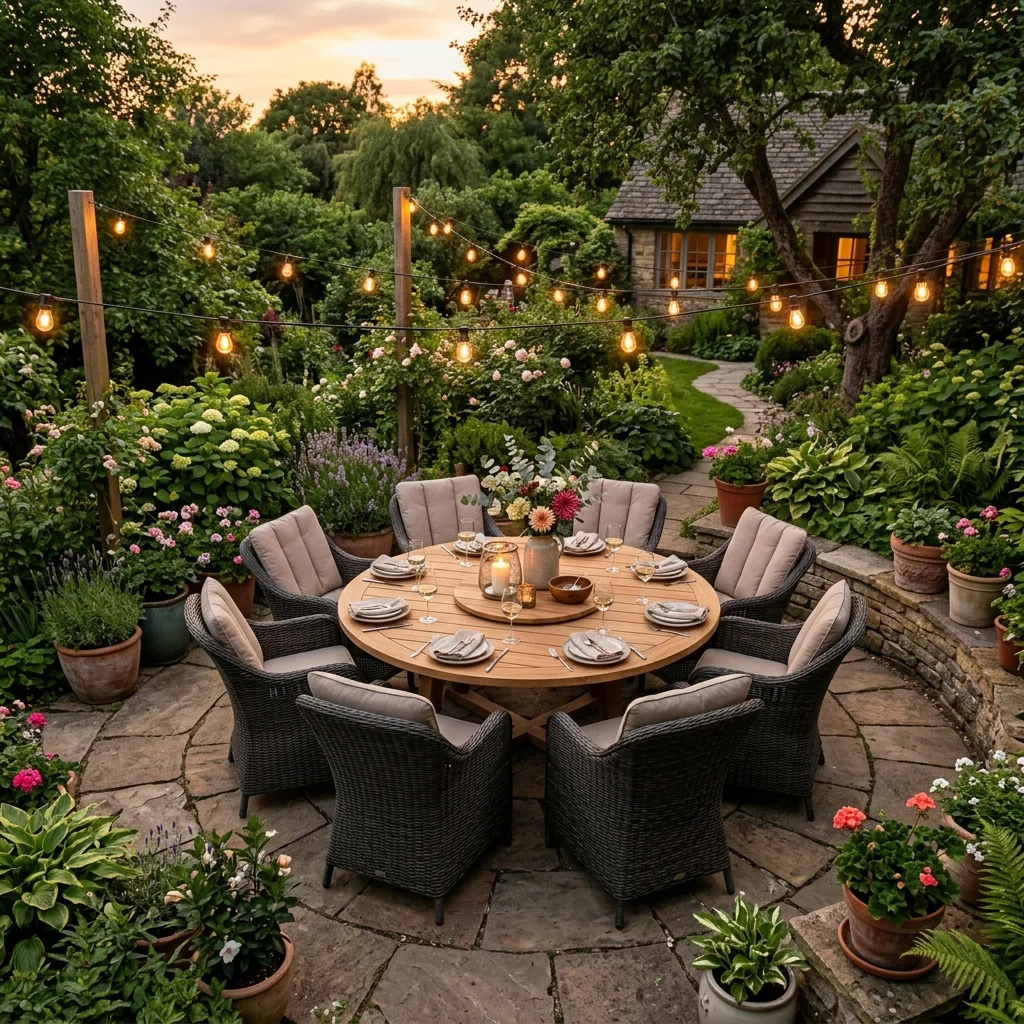 Round Conversation Table