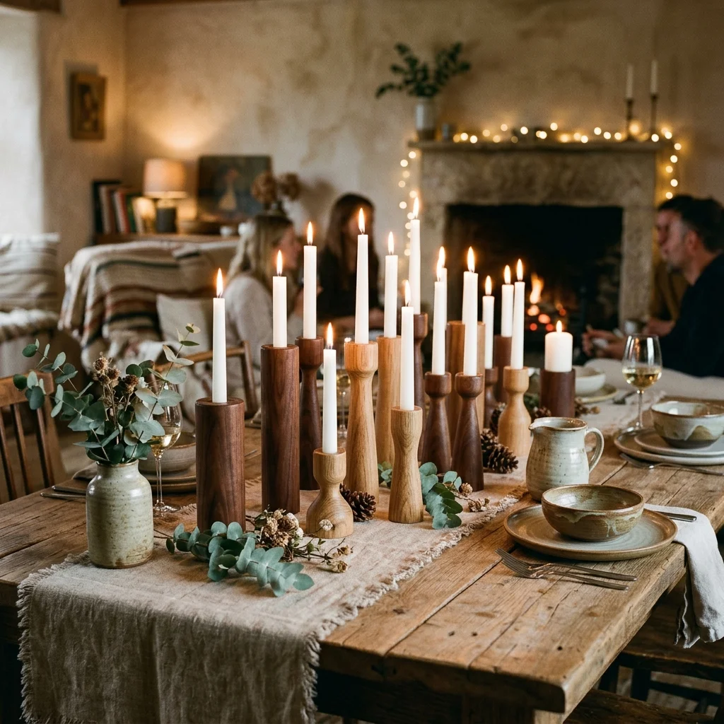 Rustic Candle Holders