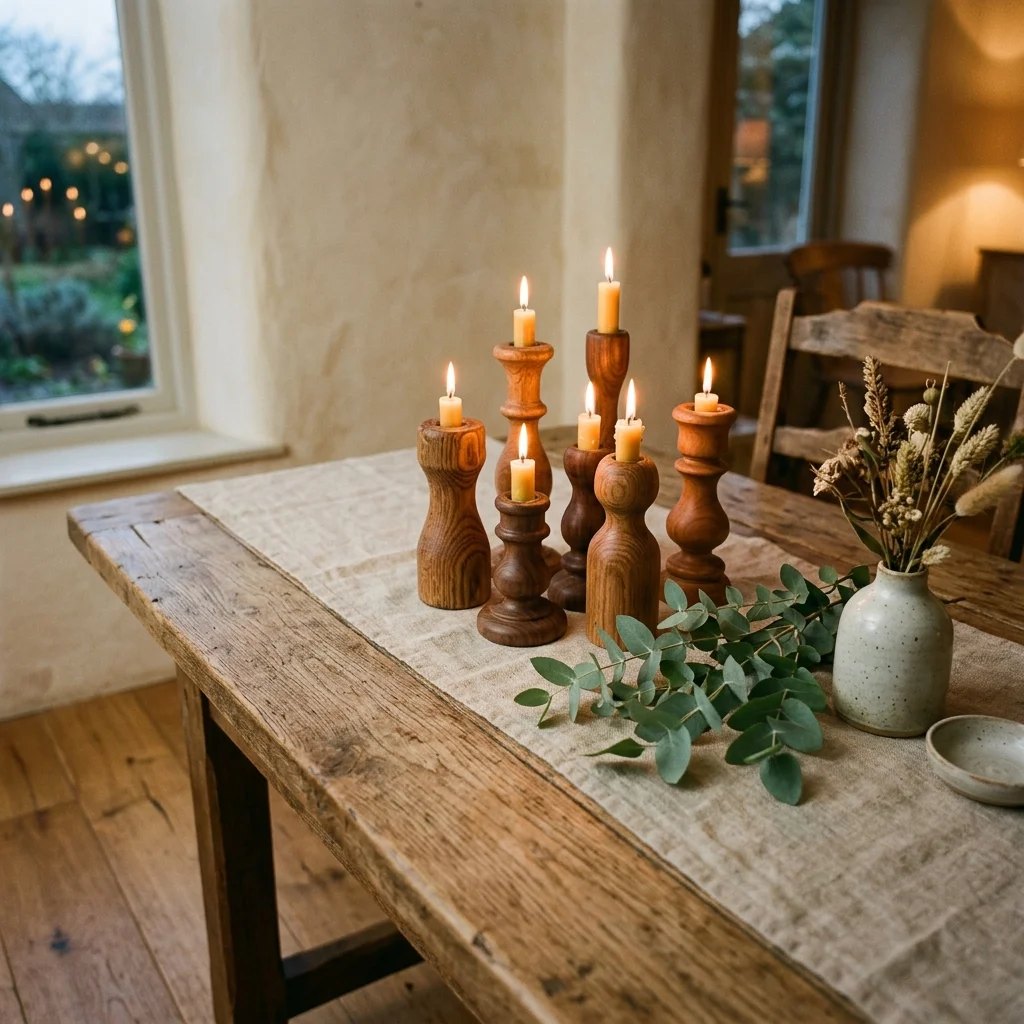 Rustic Candle Holders