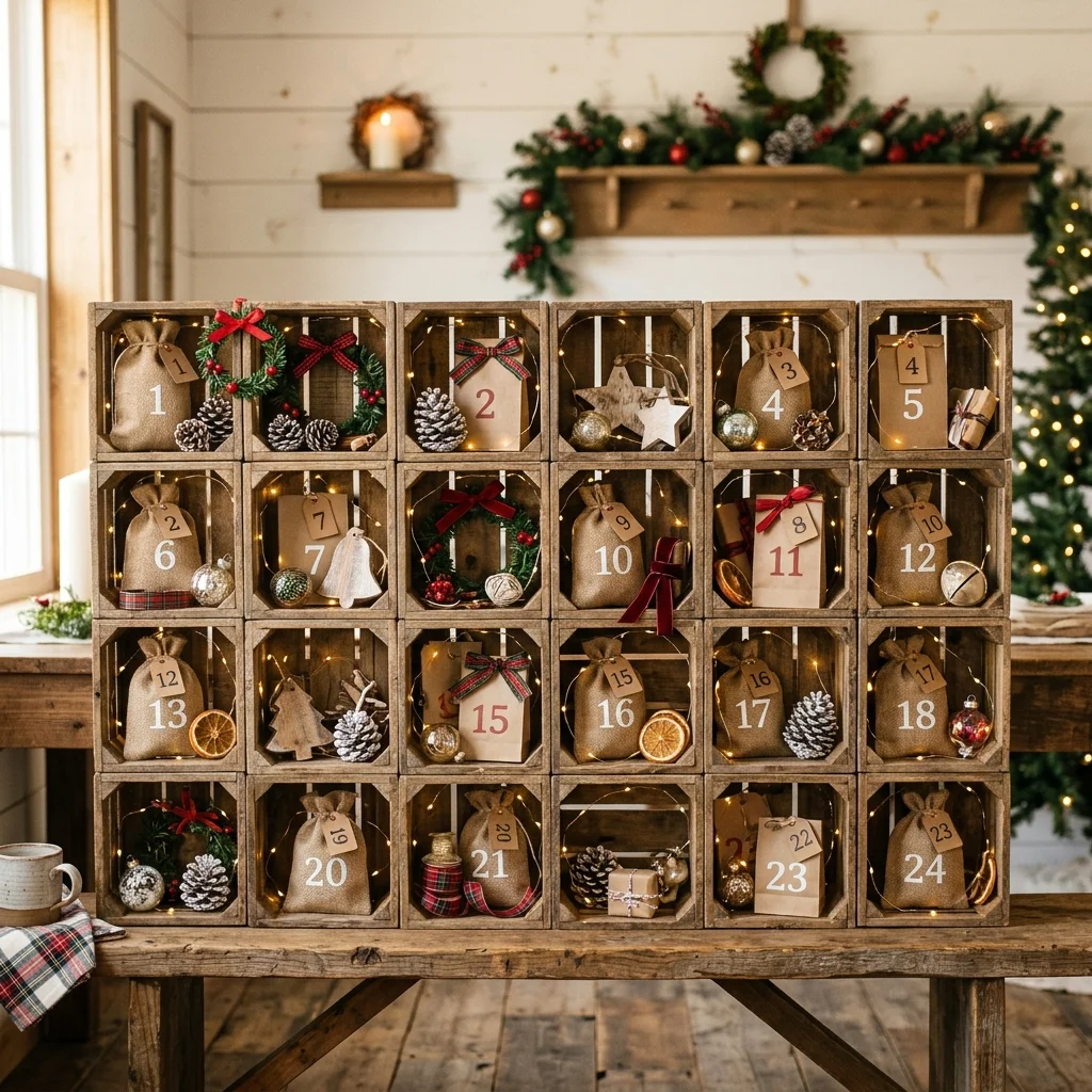 Rustic Crate Cubbies