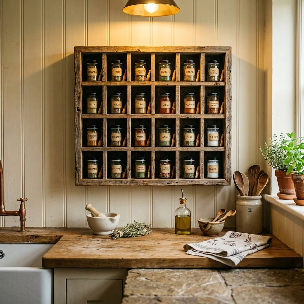 Rustic Cubby Rack