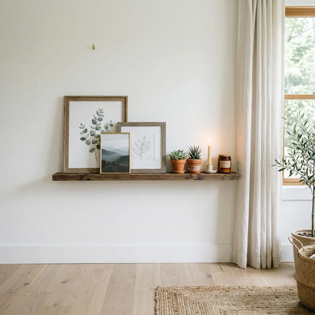 Rustic Picture Ledge