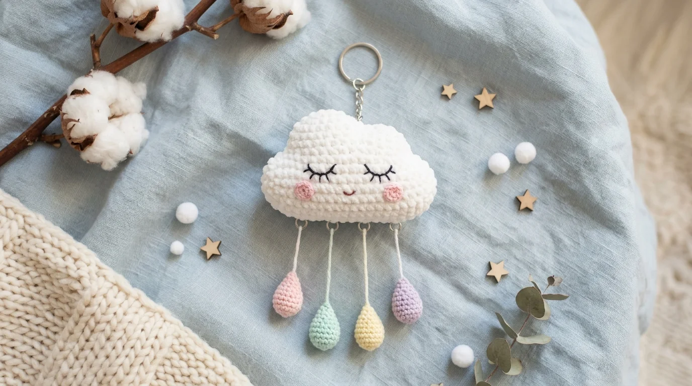 Sleepy Cloud Charm