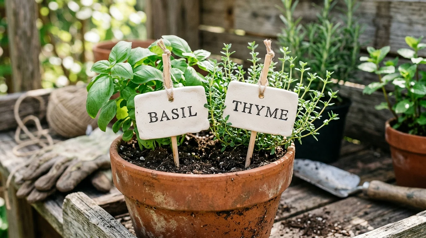 Speckled Plant Markers