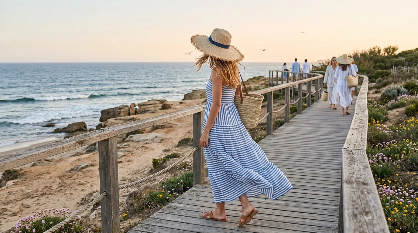 Striped Resort Style