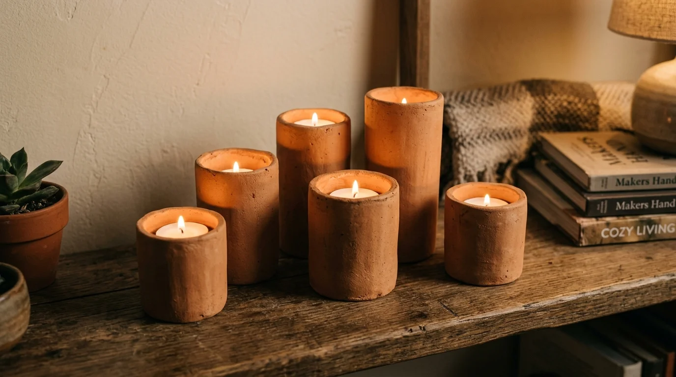 Textured Candle Holder
