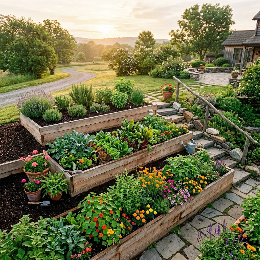 Tiered Garden Beds