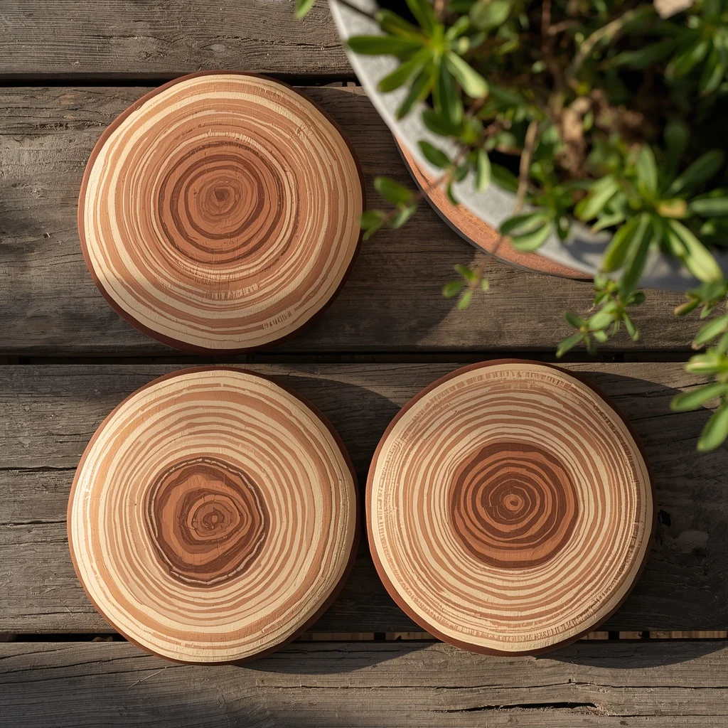 Tree Slice Illusion