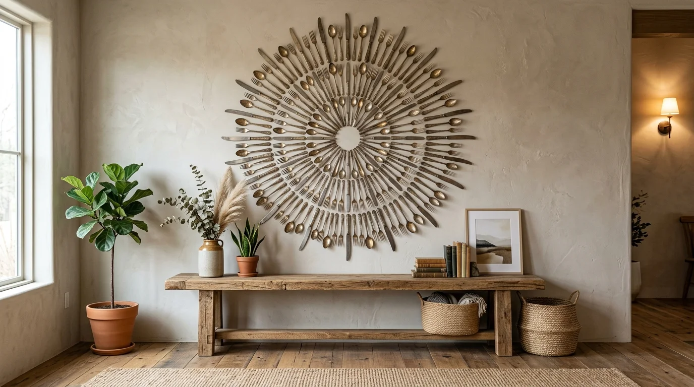 Utensil Wall Sculpture