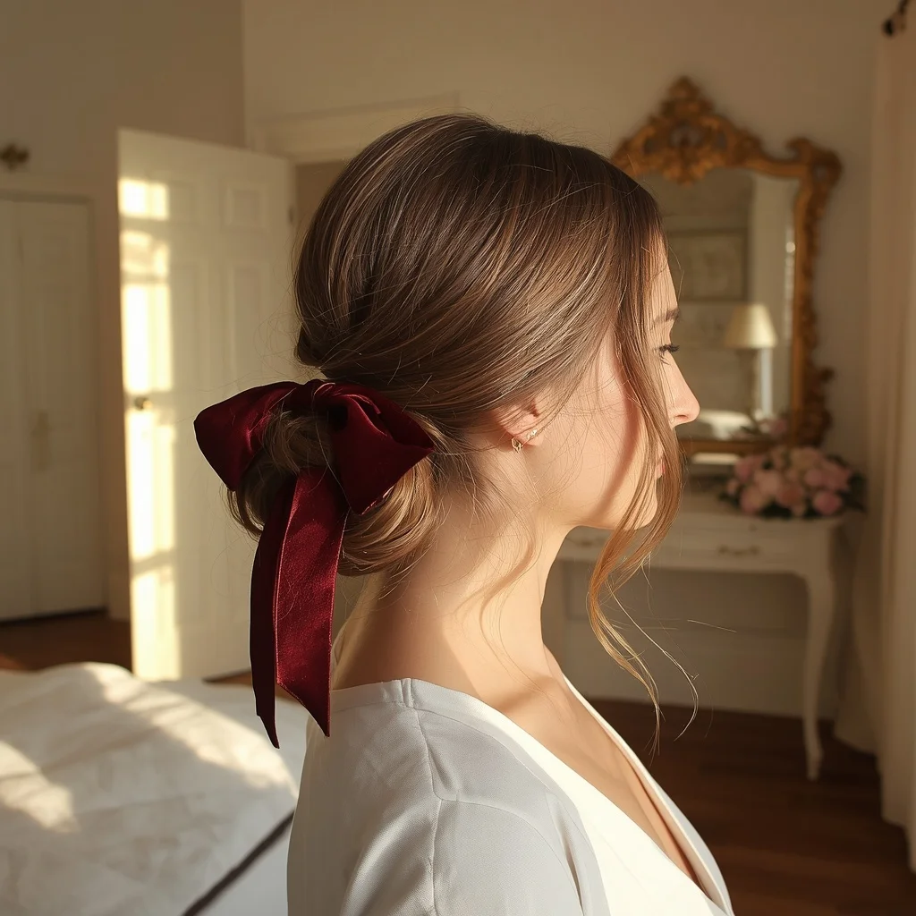 Velvet Ribbon Bun