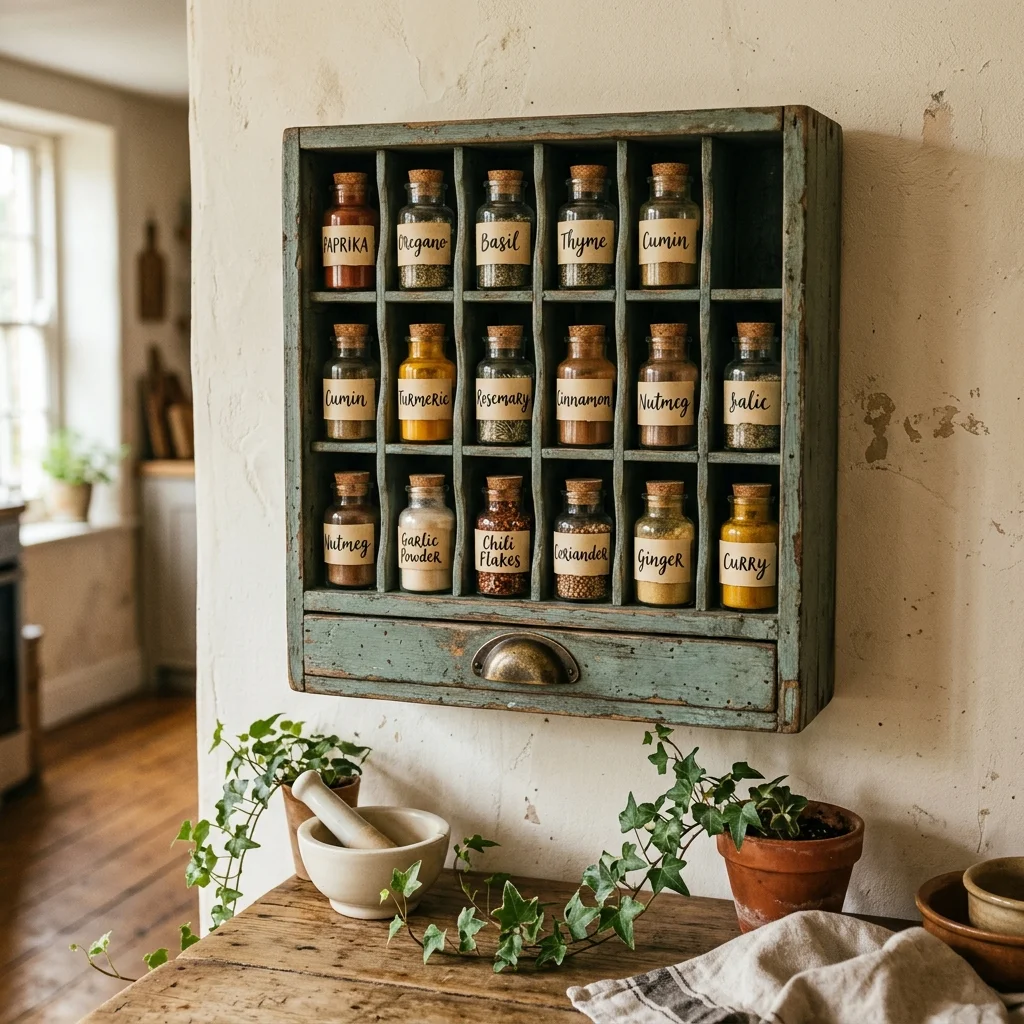 Vintage Drawer Shelf