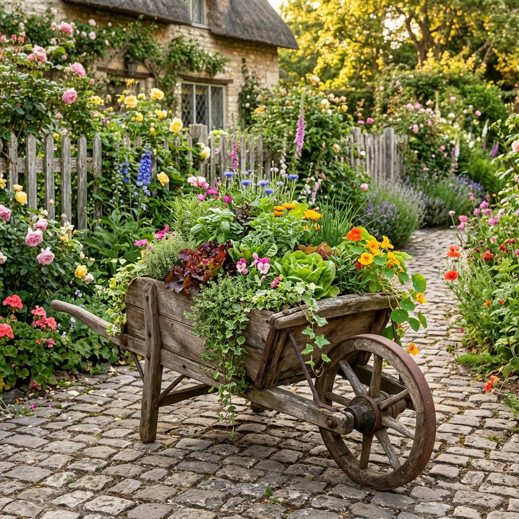 Wheelbarrow Planter