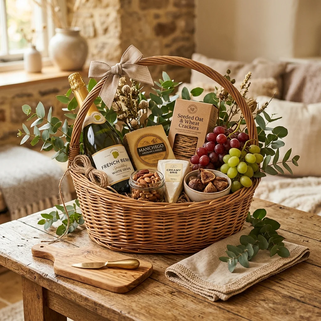 Wine & Cheese Basket