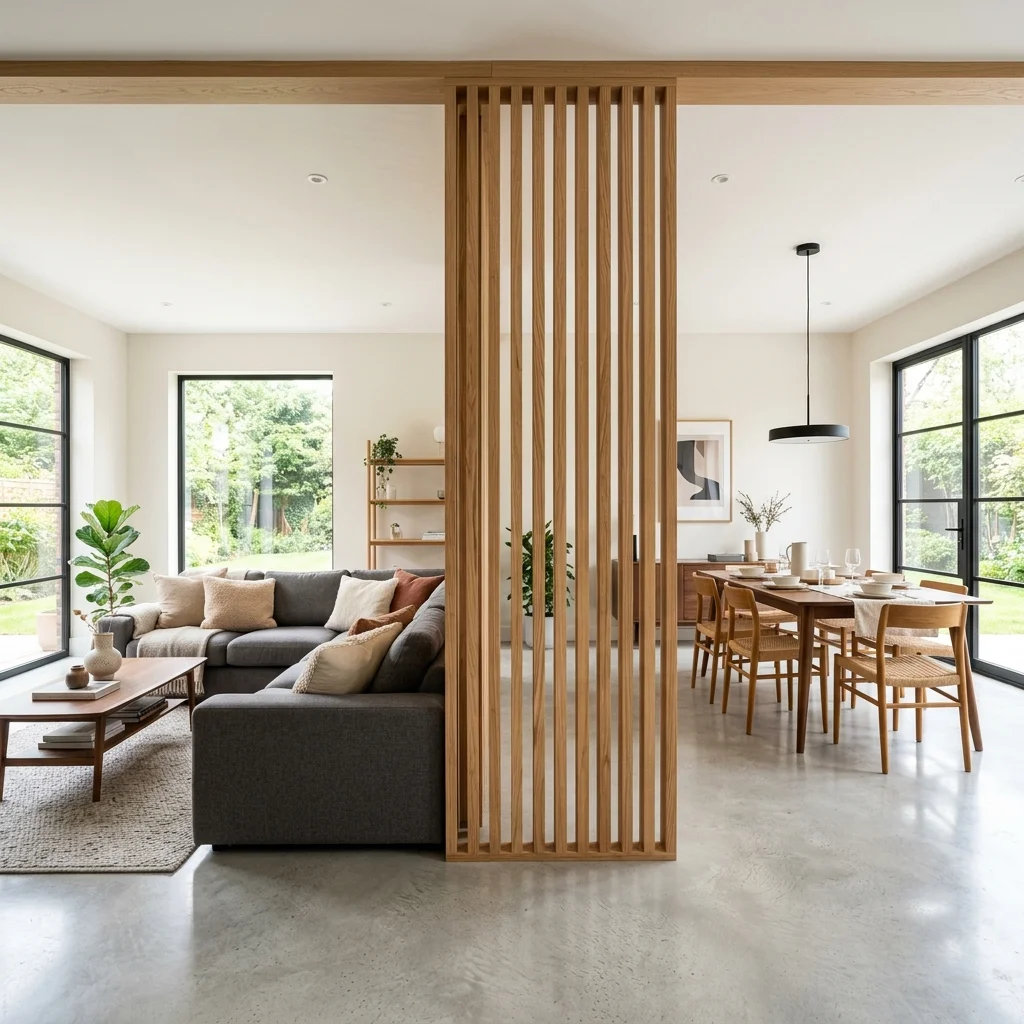 Wood Slat Divider