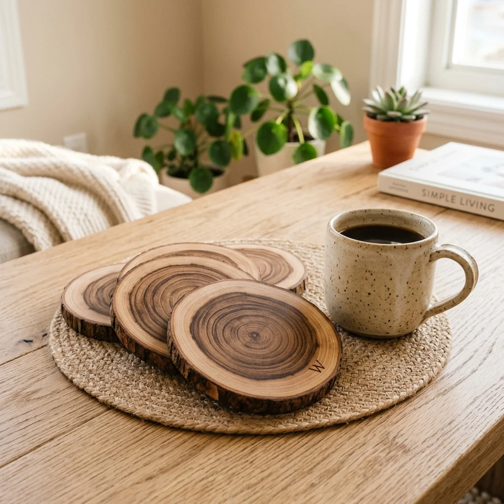 Wood Slice Coasters