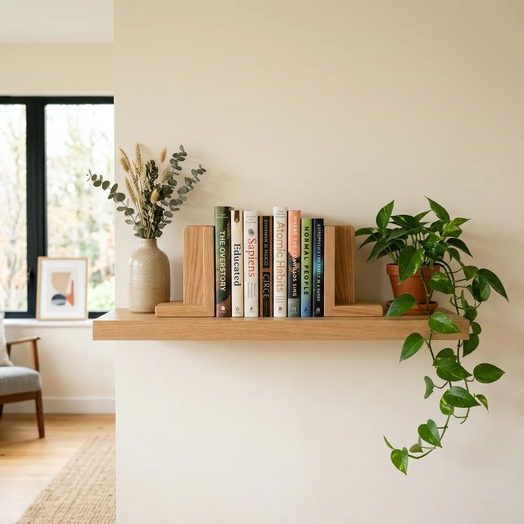 Wooden Bookends