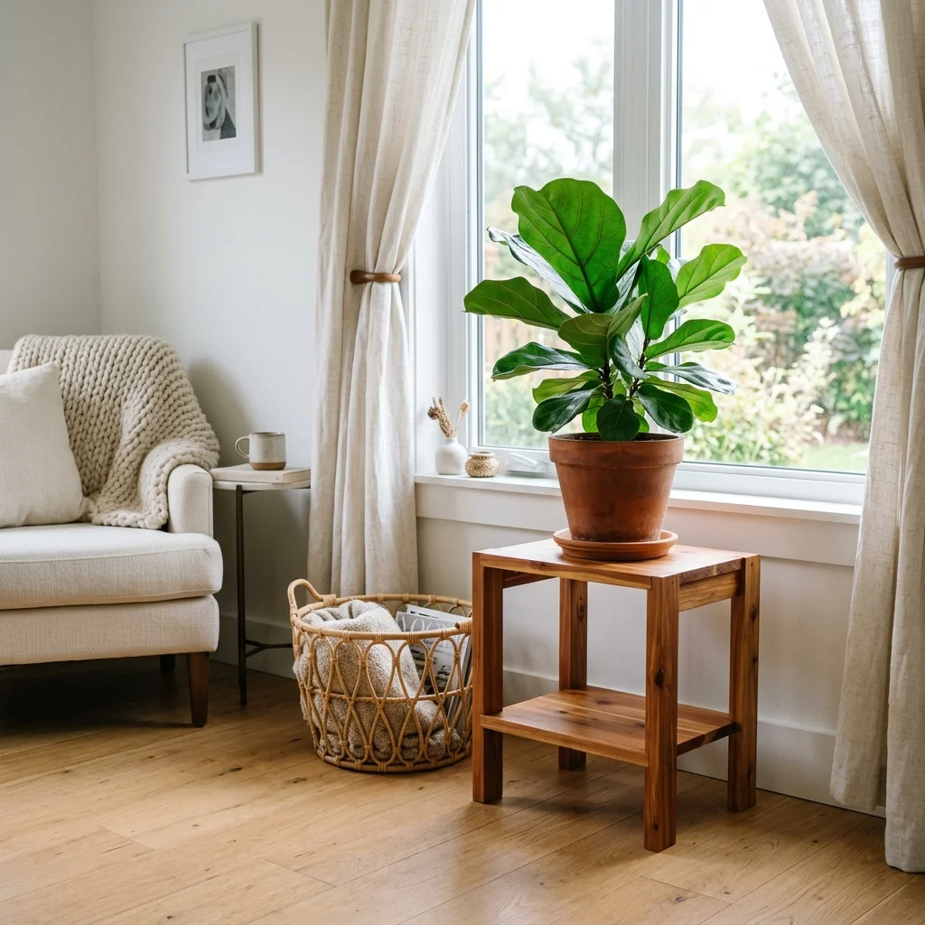Wooden Plant Stand