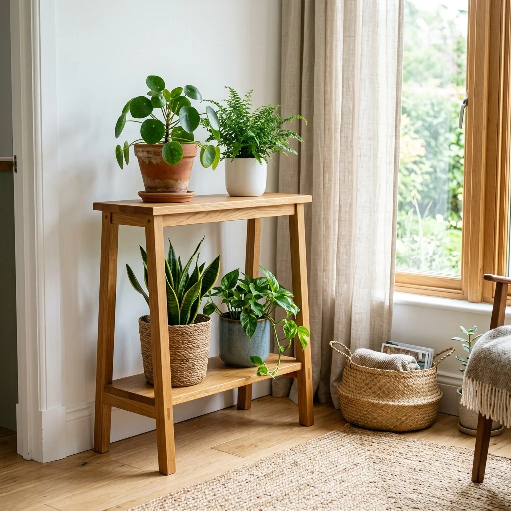 Wooden Plant Stand