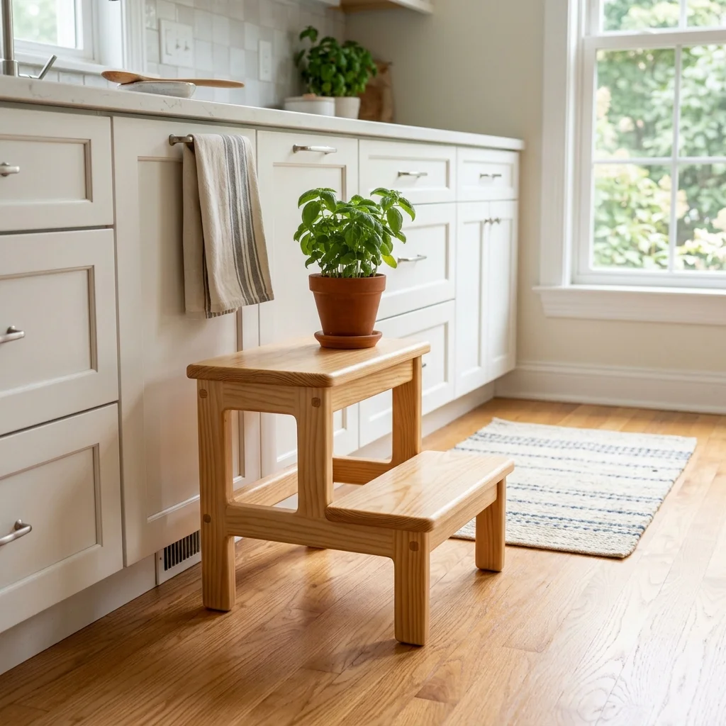 Wooden Step Stool