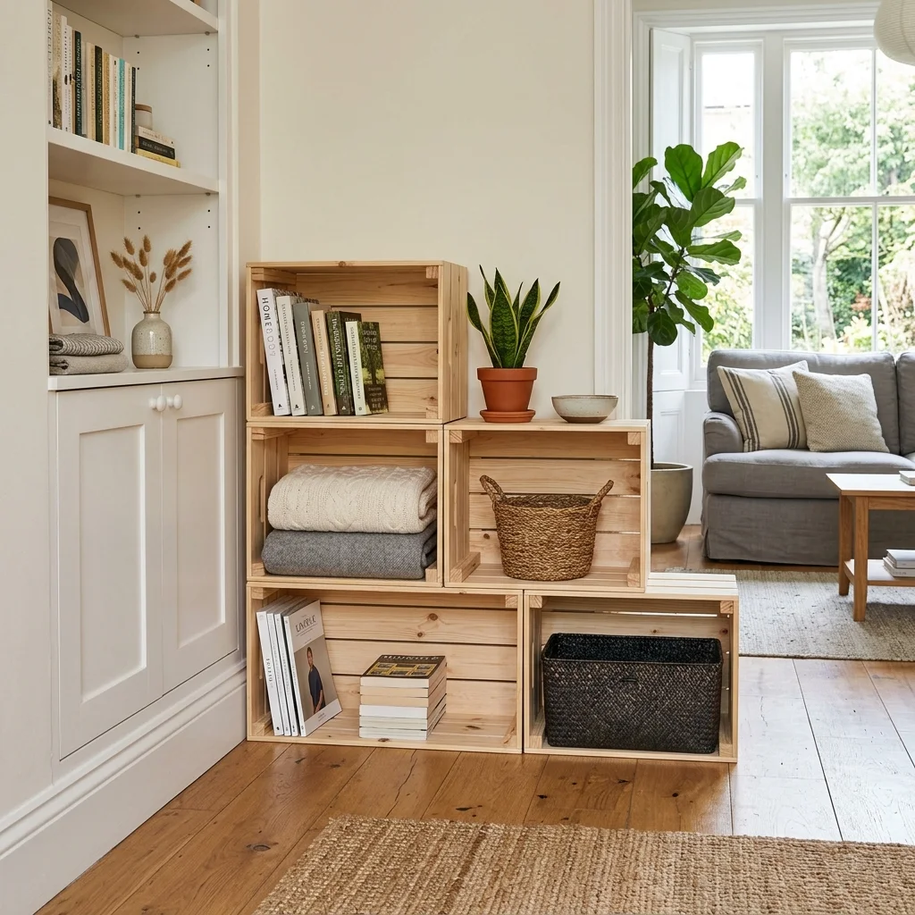 Wooden Storage Crates