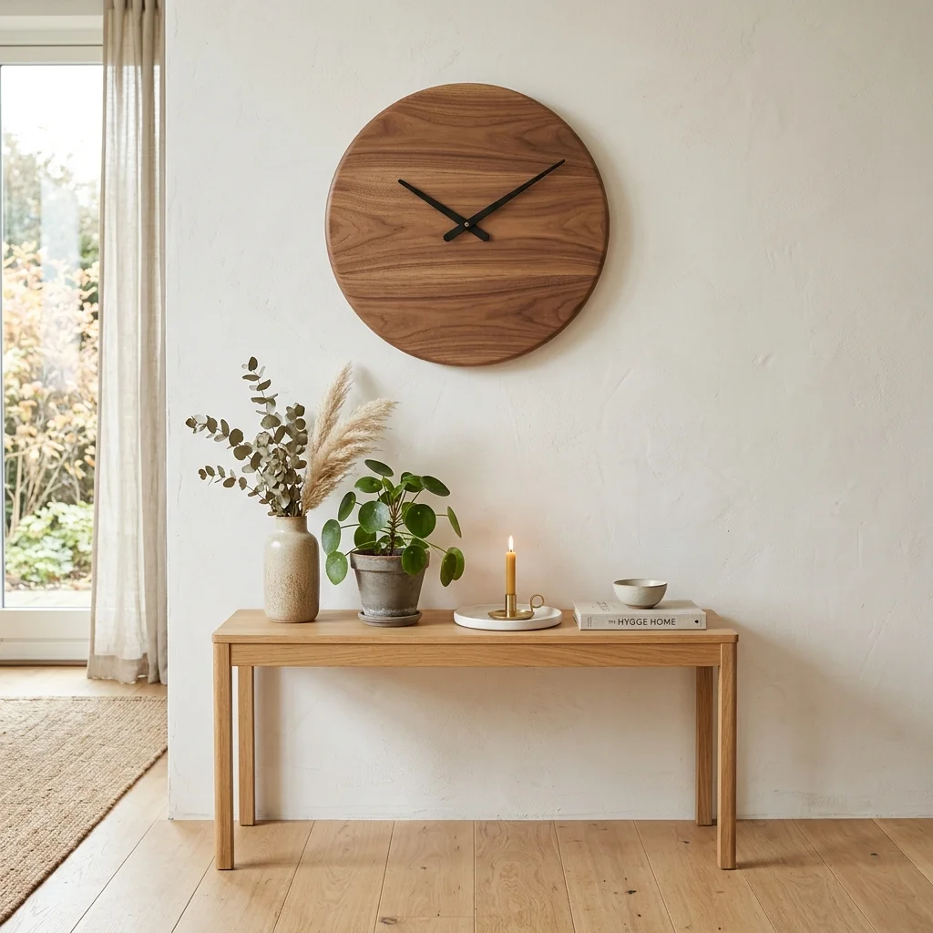 Wooden Wall Clock