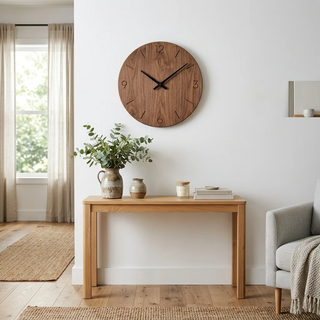 Wooden Wall Clock