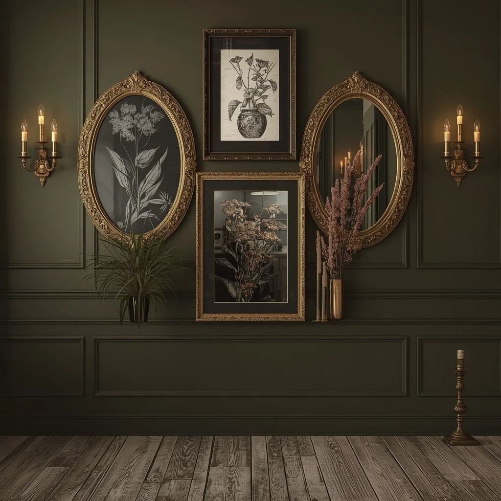 Antique Gallery Wall