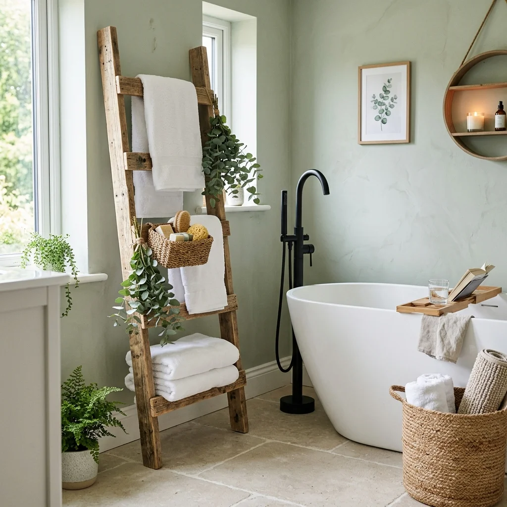 Bathroom Towel Ladder