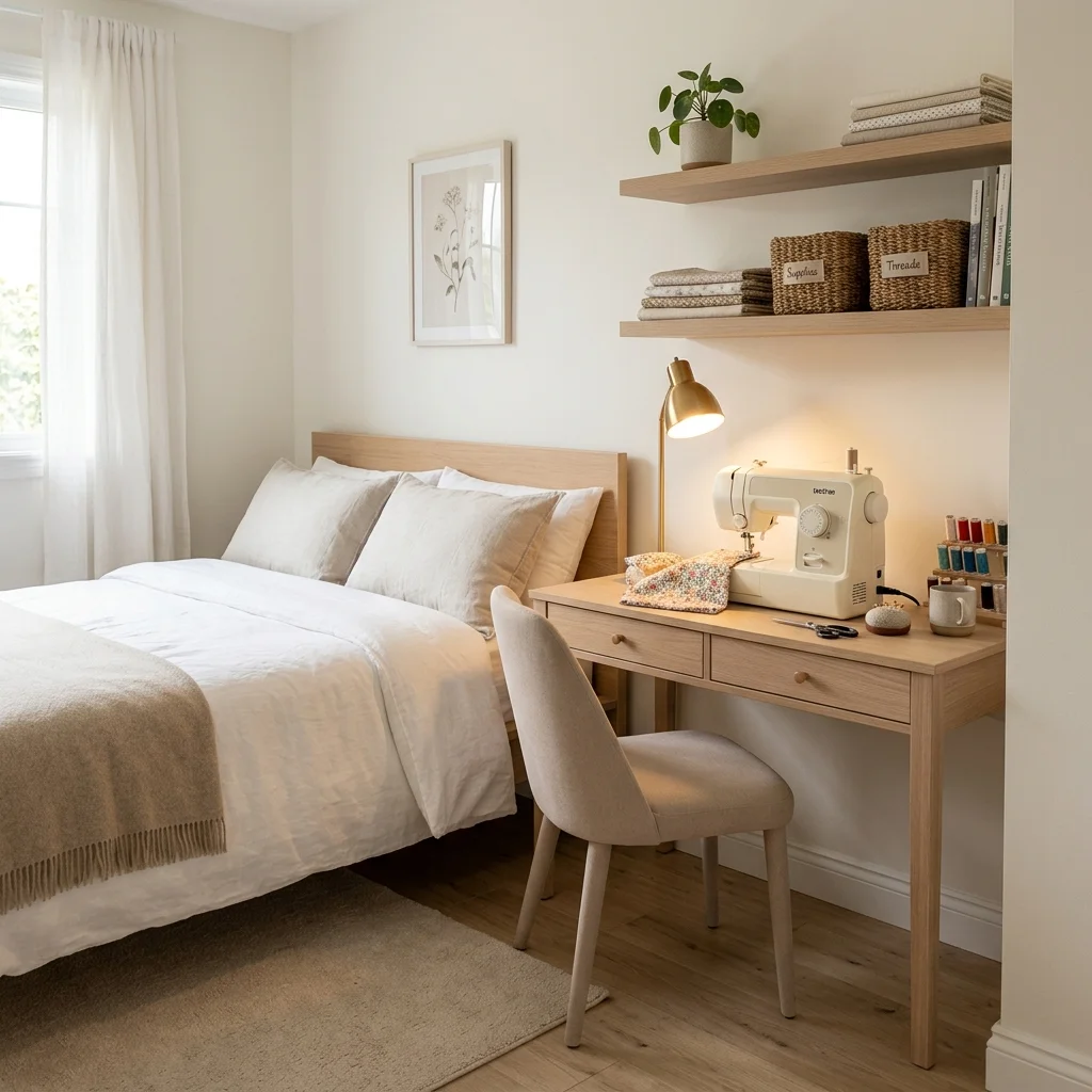 Bedside Sewing Nook