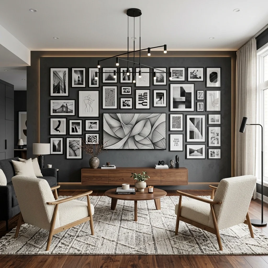 Black Gallery Panel