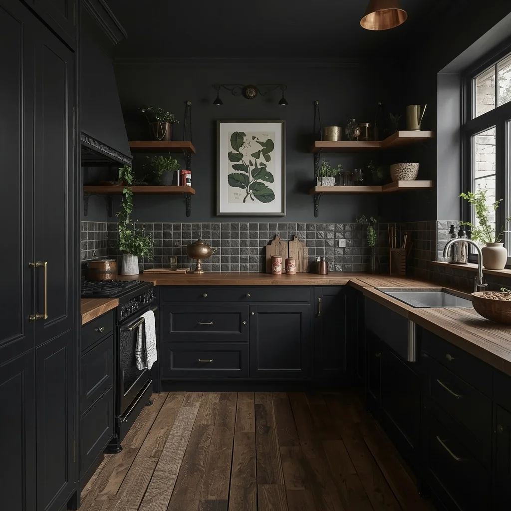Black Kitchen Charm
