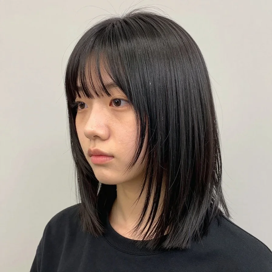 Blunt Fringe Cut