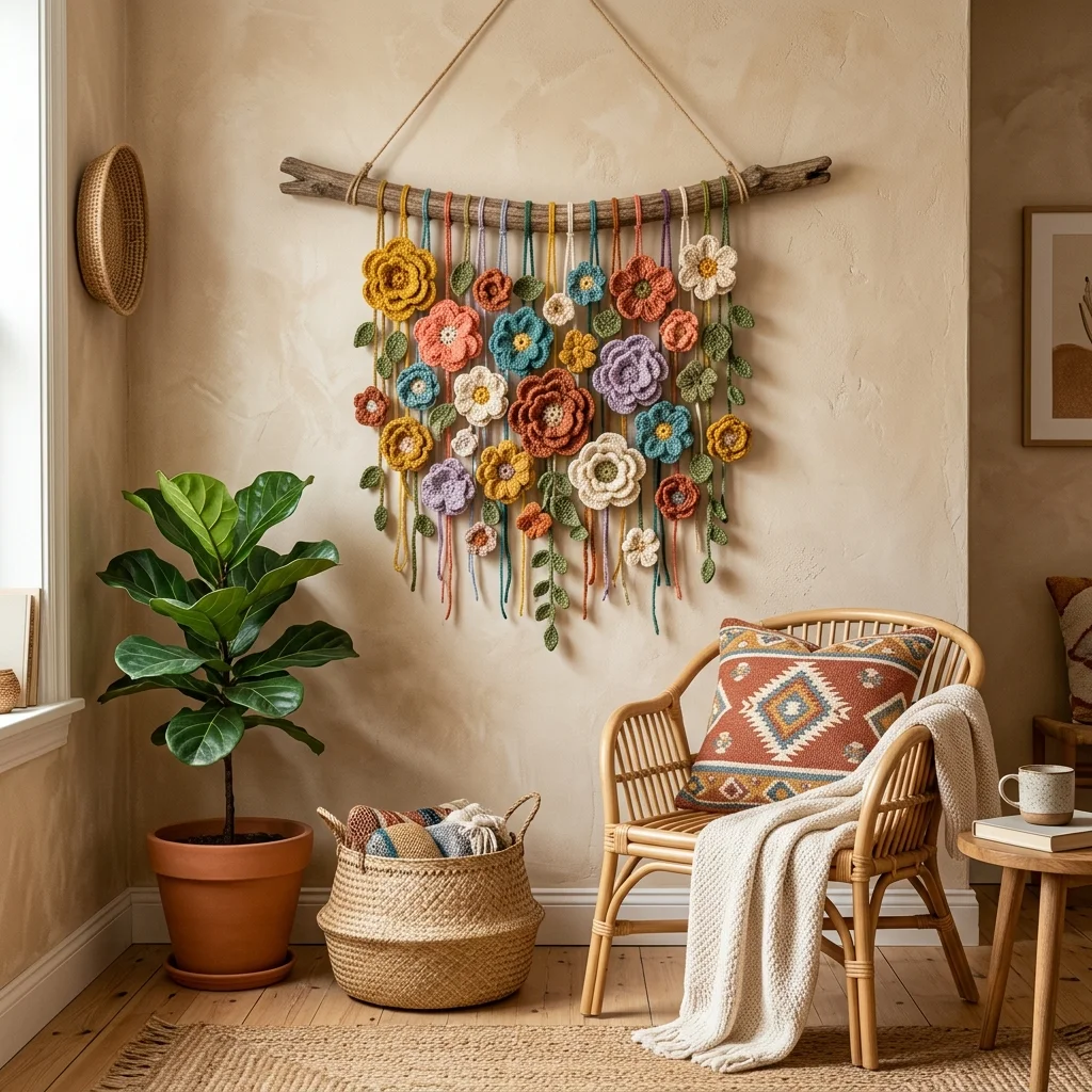 Boho Rainbow Flowers
