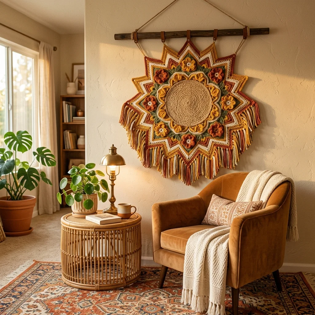 Boho Sunburst Flowers