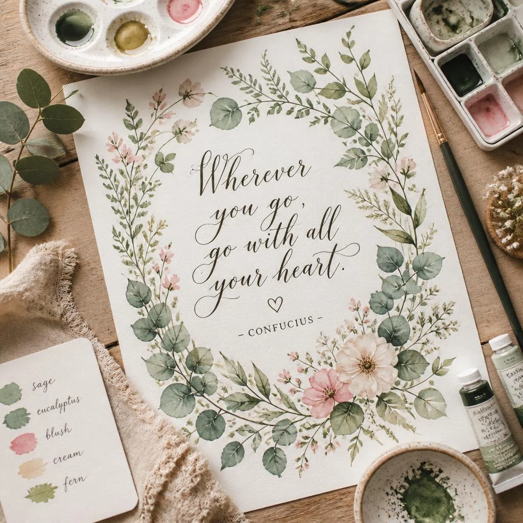 Botanical Lettering
