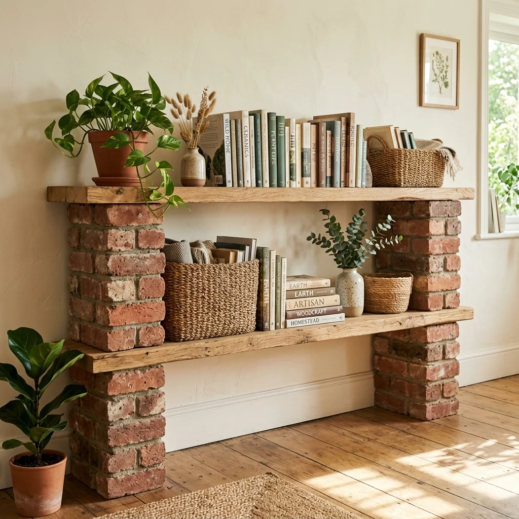 Brick Board Shelves