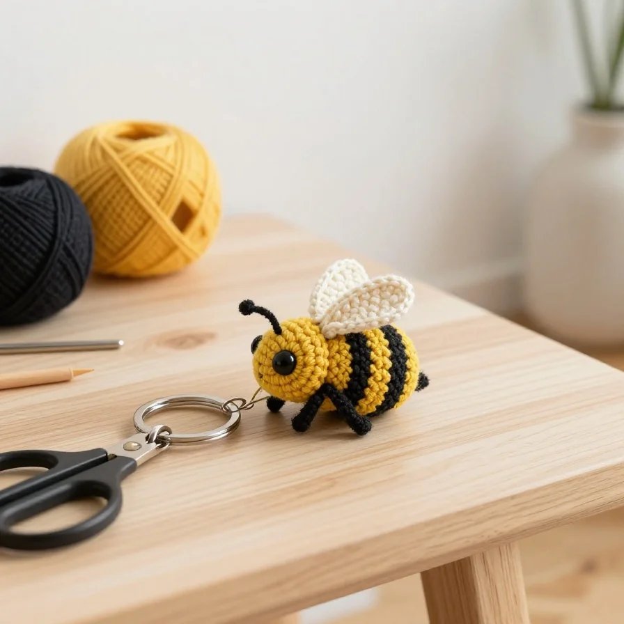 Bumblebee Keychain