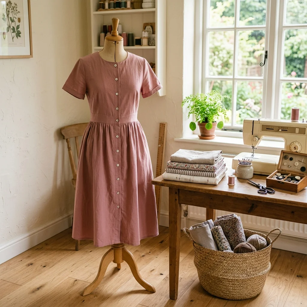Button Front Dress