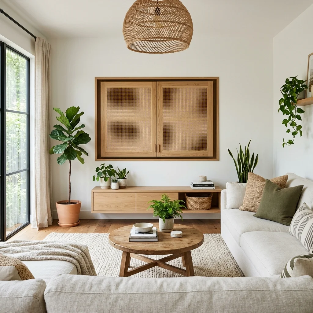 Cane Cabinet Doors