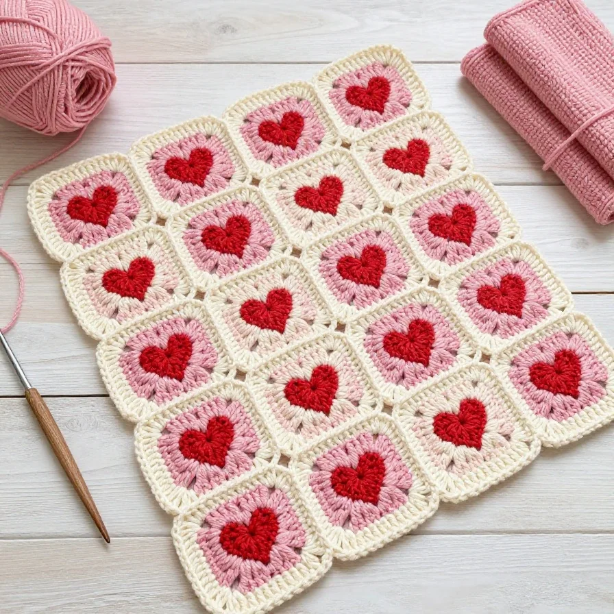 Checkerboard Hearts