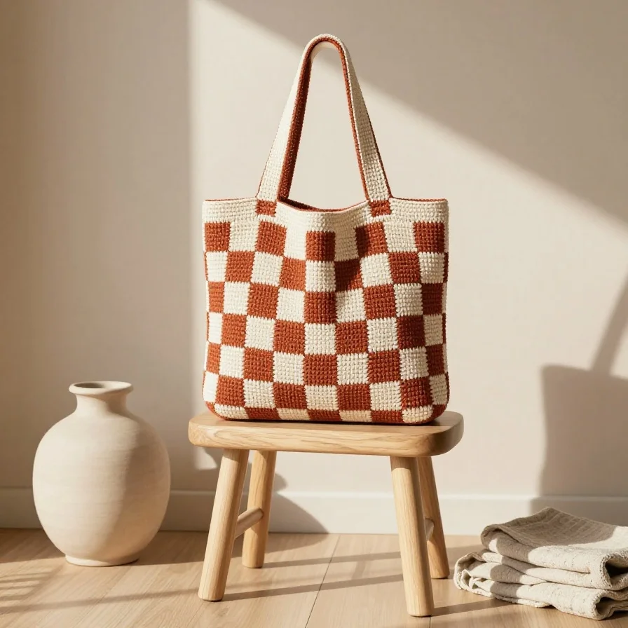 Checkerboard Tote
