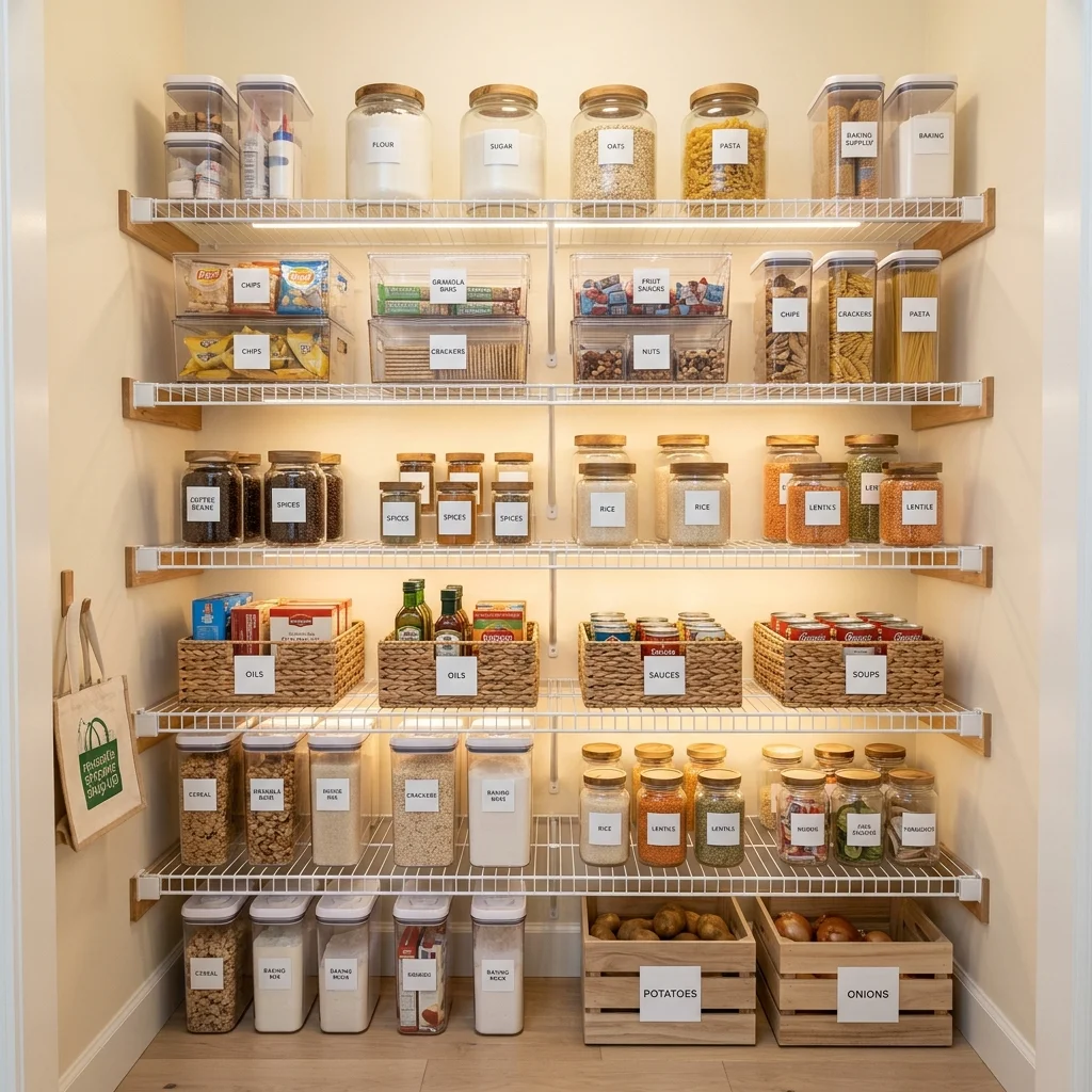 Clear Pantry Bins
