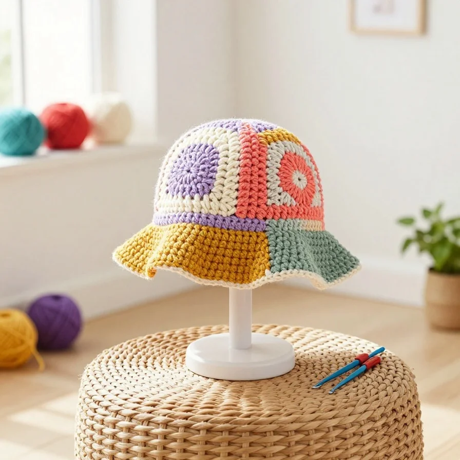 Colorful Granny Hat
