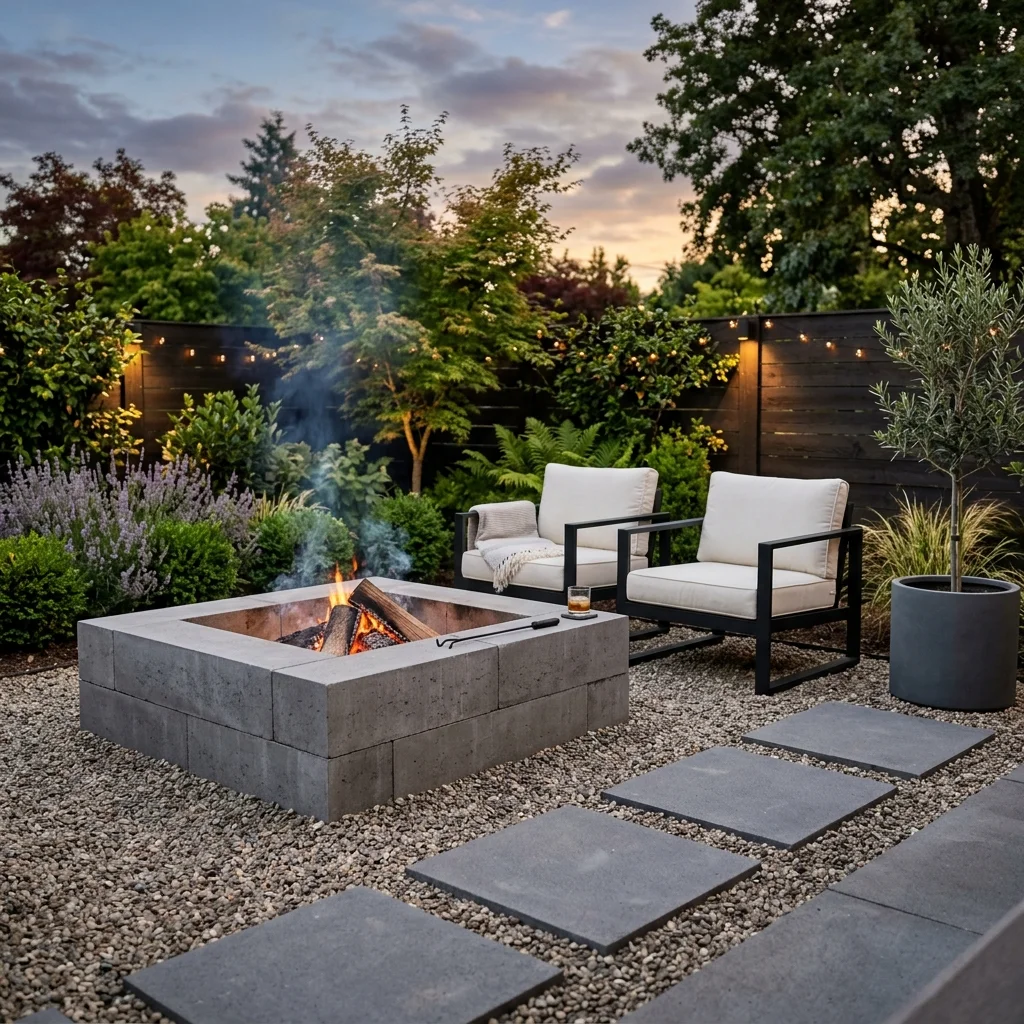 Concrete Block Square