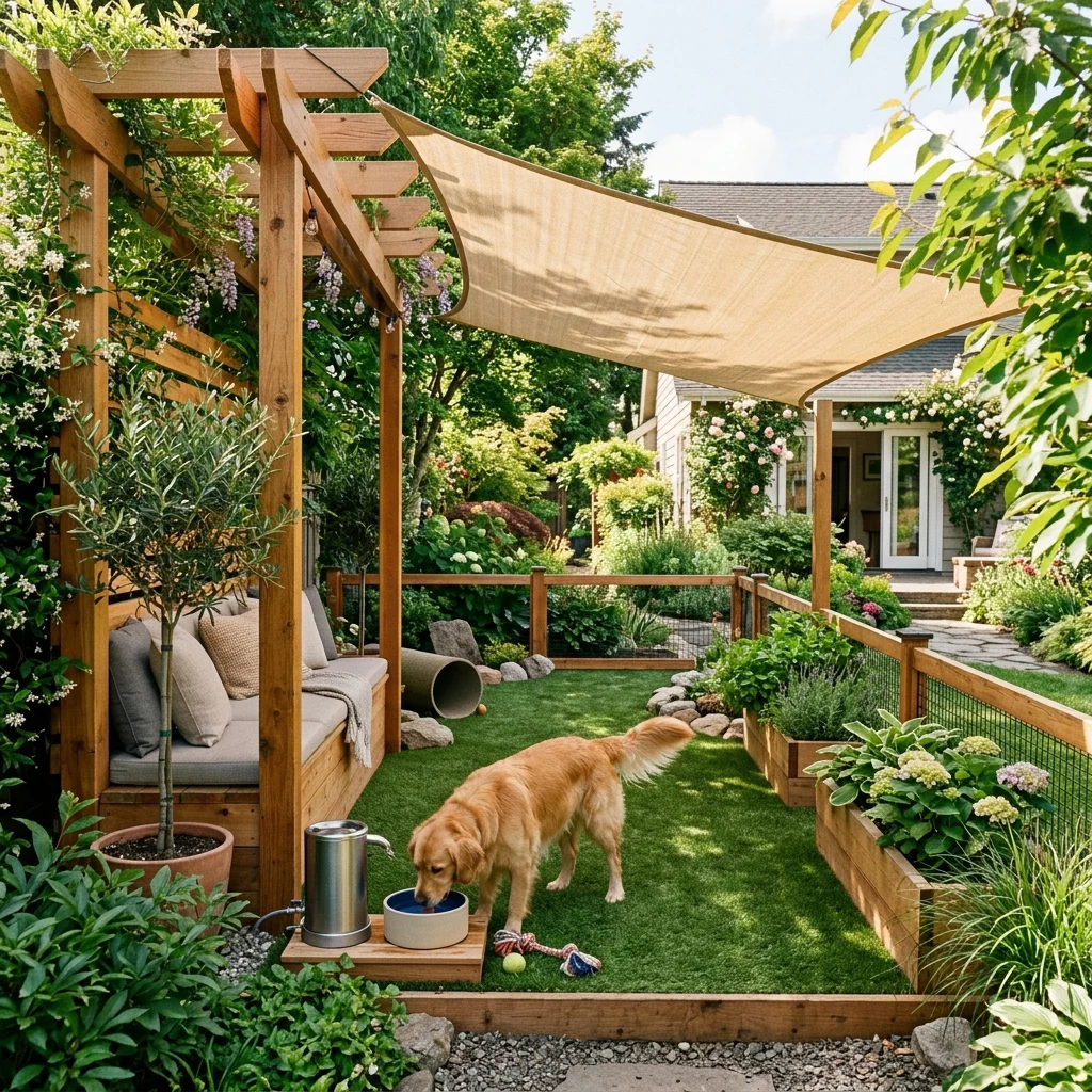 Covered Shade Corner