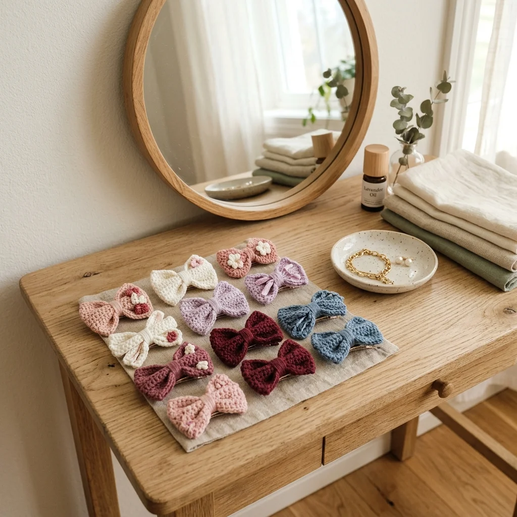 Crochet Hair Bows