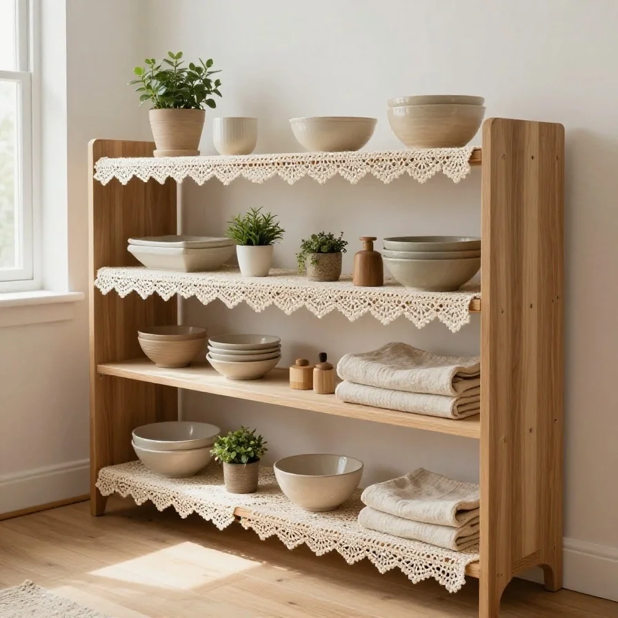 Crochet Shelf Liners