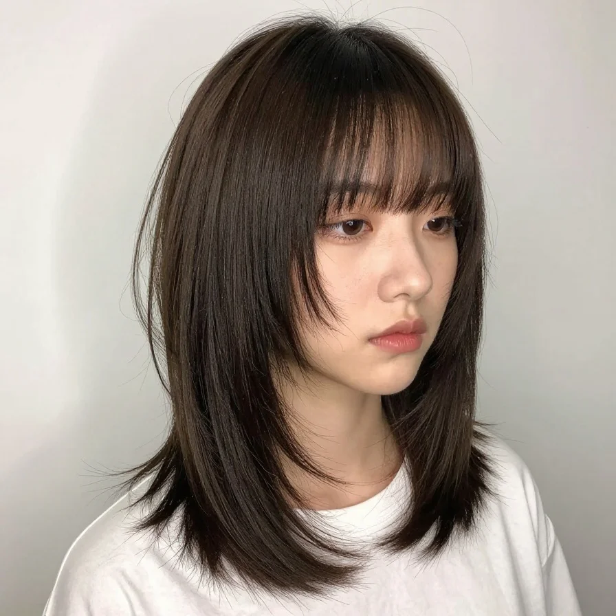 Curtain Bangs Style